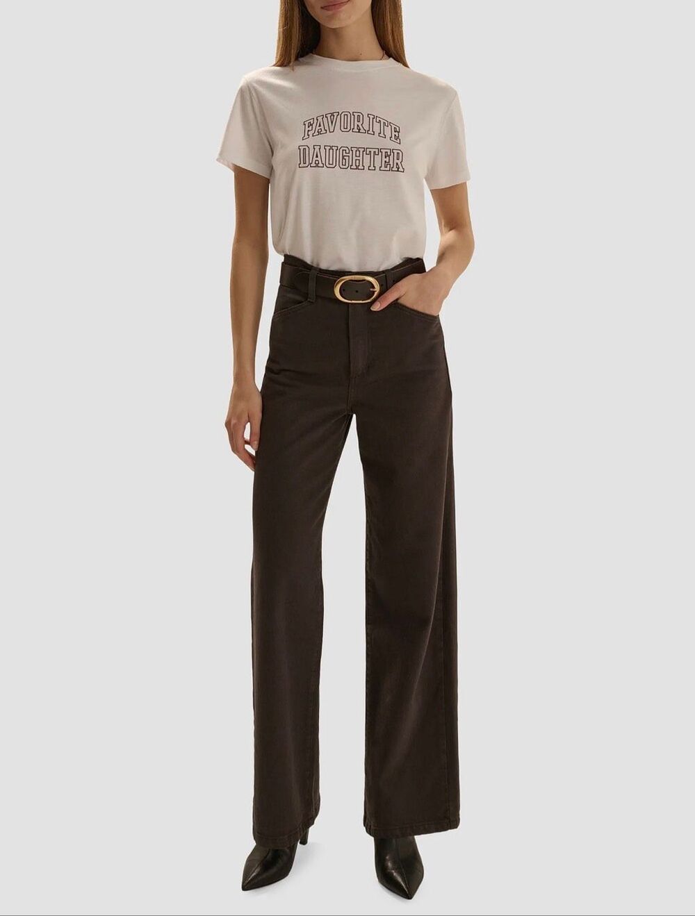 Favorite Daughter The Mischa Wide-Leg Ankle Jeans Size 30